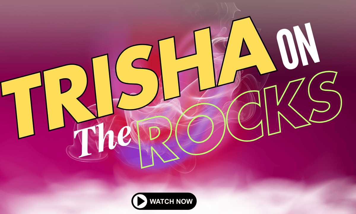 Trisha on the Rocks